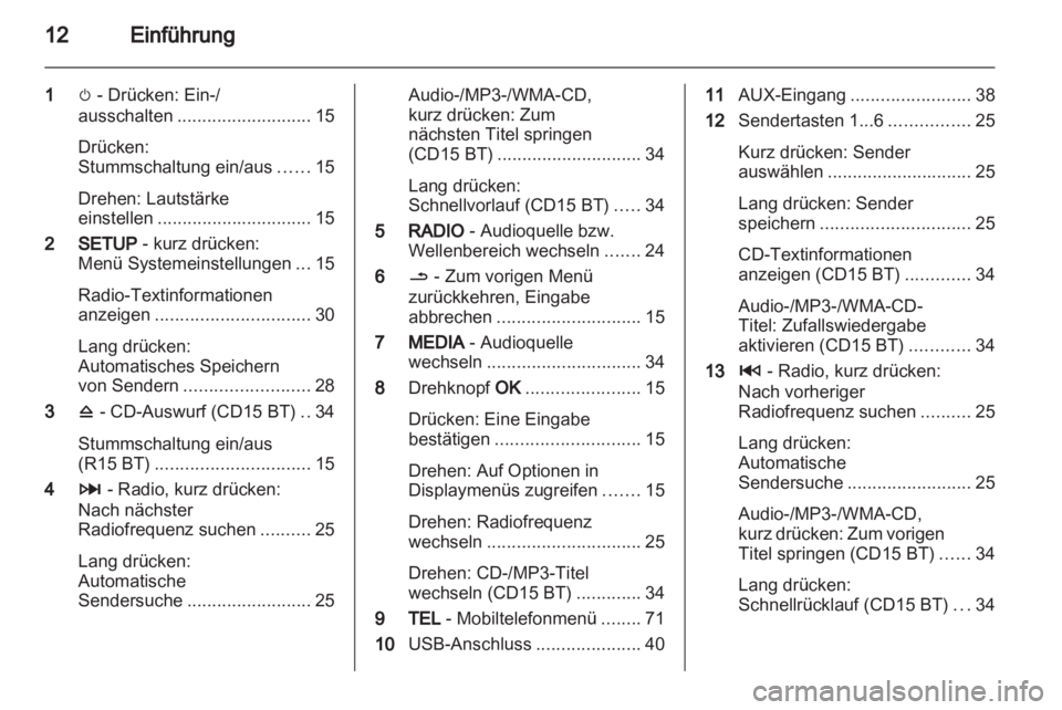 OPEL MOVANO_B 2013.5  Infotainment-Handbuch (in German) 