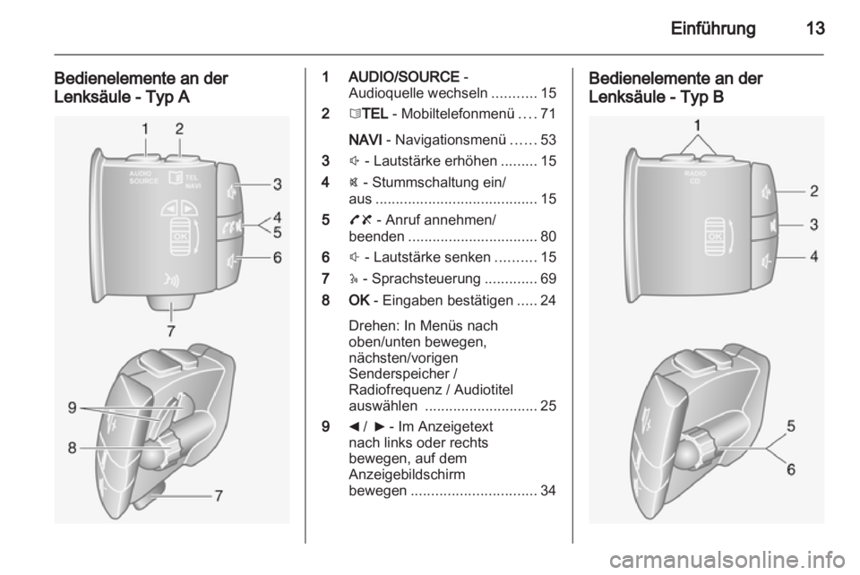 OPEL MOVANO_B 2013.5  Infotainment-Handbuch (in German) 