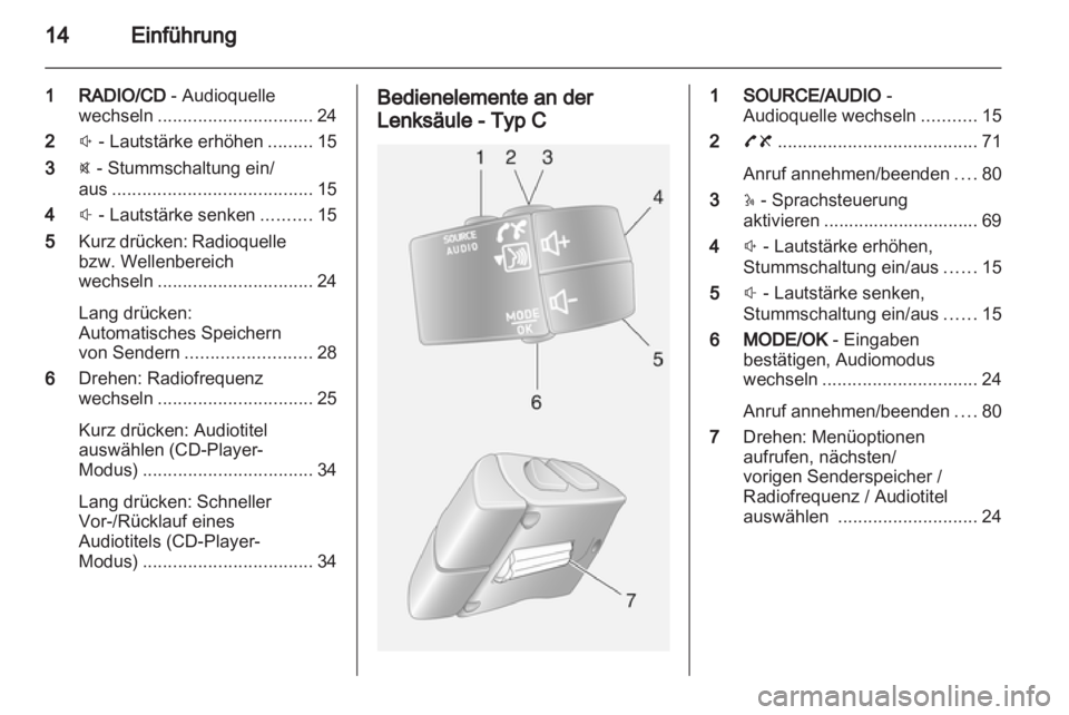 OPEL MOVANO_B 2013.5  Infotainment-Handbuch (in German) 