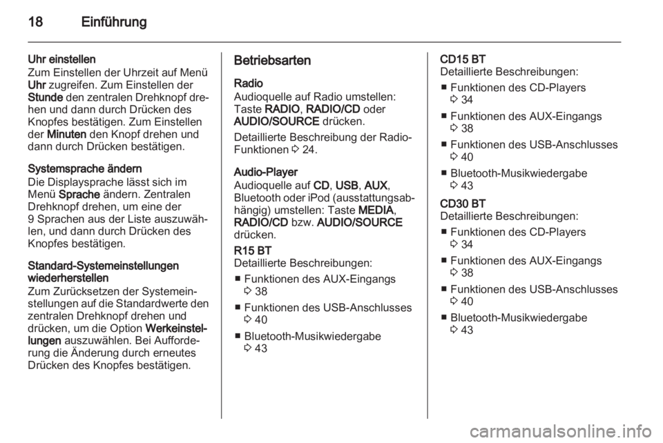 OPEL MOVANO_B 2013.5  Infotainment-Handbuch (in German) 