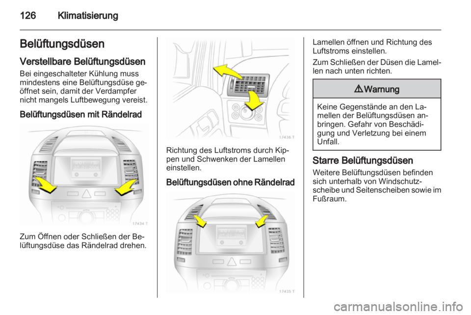 OPEL ZAFIRA 2010  Betriebsanleitung (in German) 
