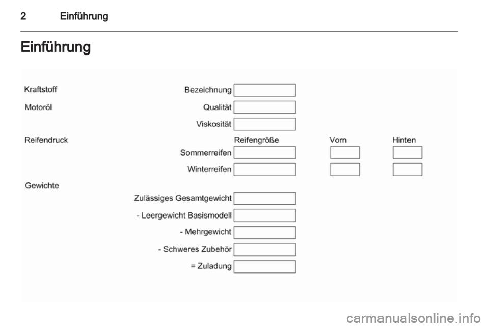 OPEL ZAFIRA 2010.5  Betriebsanleitung (in German) 