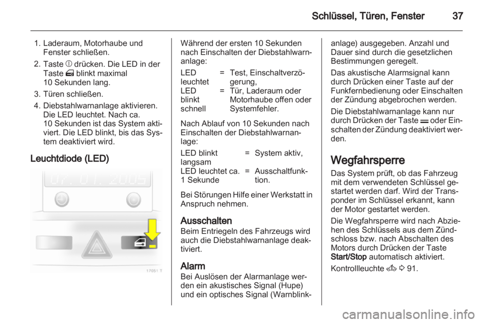 OPEL ZAFIRA 2011  Betriebsanleitung (in German) 