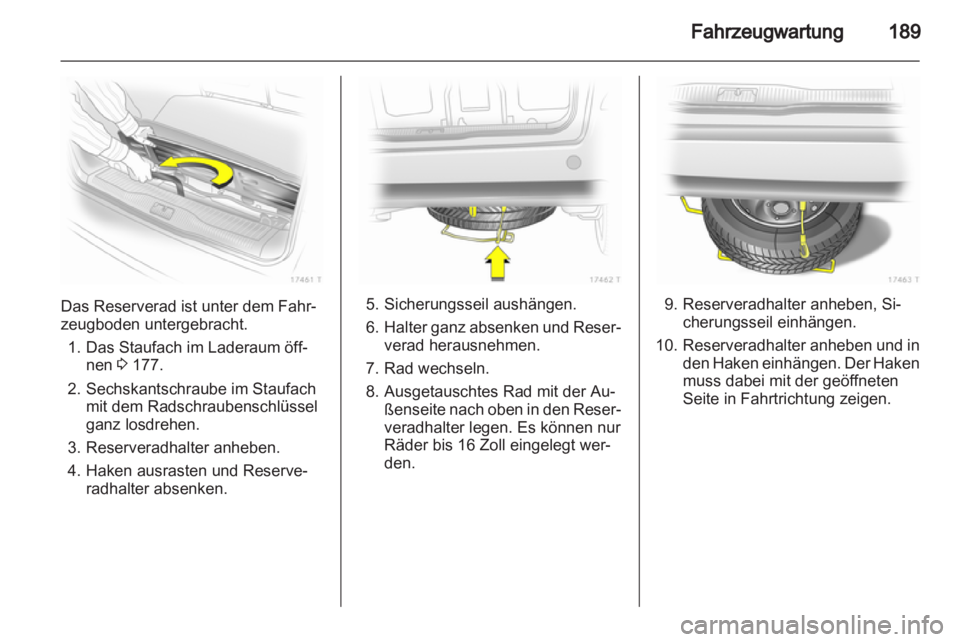 OPEL ZAFIRA 2013  Betriebsanleitung (in German) 
