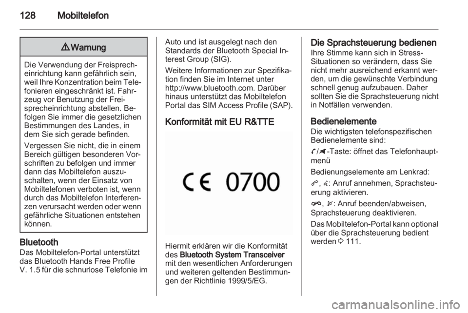 OPEL ZAFIRA C 2013 Infotainment-Handbuch (in German) OPEL ZAFIRA C 2013 Infotainment-Handbuch (in German)