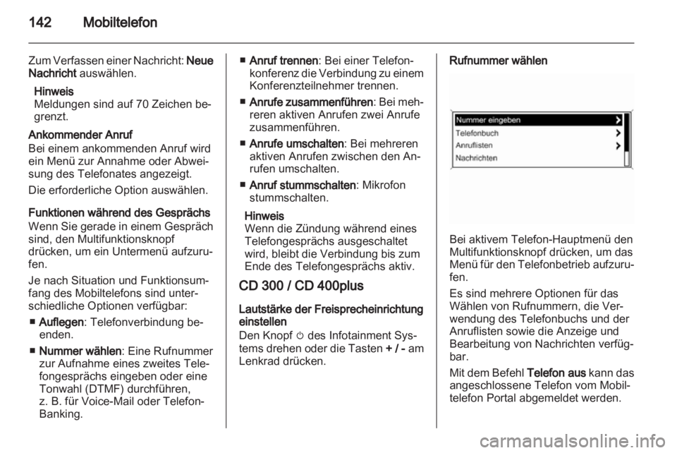 OPEL ZAFIRA C 2013 Infotainment-Handbuch (in German) OPEL ZAFIRA C 2013 Infotainment-Handbuch (in German)