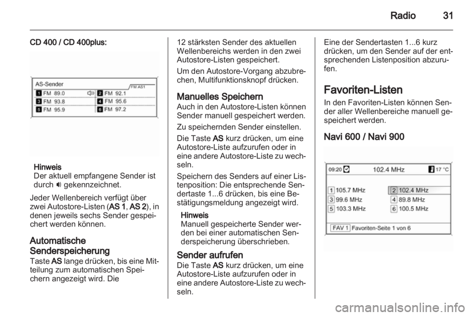 OPEL ZAFIRA B 2013 Infotainment-Handbuch (in German) OPEL ZAFIRA B 2013 Infotainment-Handbuch (in German)