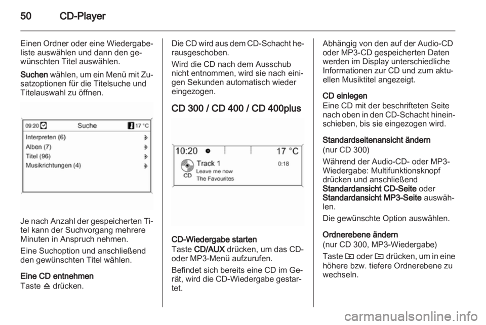 OPEL ZAFIRA C 2013 Infotainment-Handbuch (in German) OPEL ZAFIRA C 2013 Infotainment-Handbuch (in German)