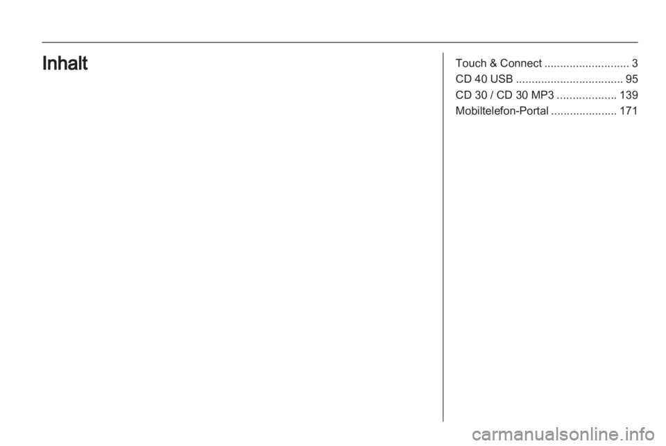 OPEL ZAFIRA B 2014  Infotainment-Handbuch (in German) 