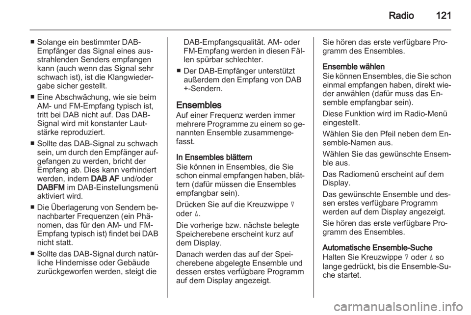 OPEL ZAFIRA B 2014 Infotainment-Handbuch (in German) OPEL ZAFIRA B 2014 Infotainment-Handbuch (in German)