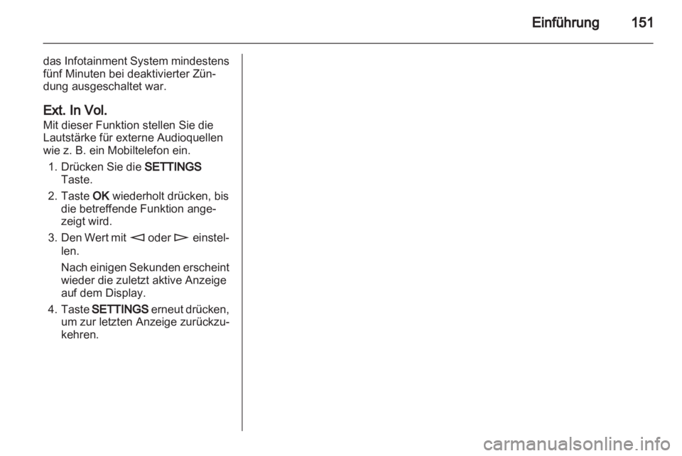 OPEL ZAFIRA B 2014  Infotainment-Handbuch (in German) 