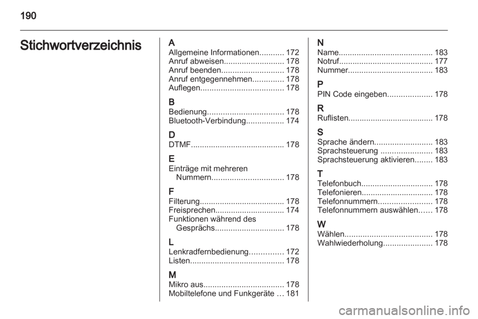 OPEL ZAFIRA B 2014 Infotainment-Handbuch (in German) OPEL ZAFIRA B 2014 Infotainment-Handbuch (in German)