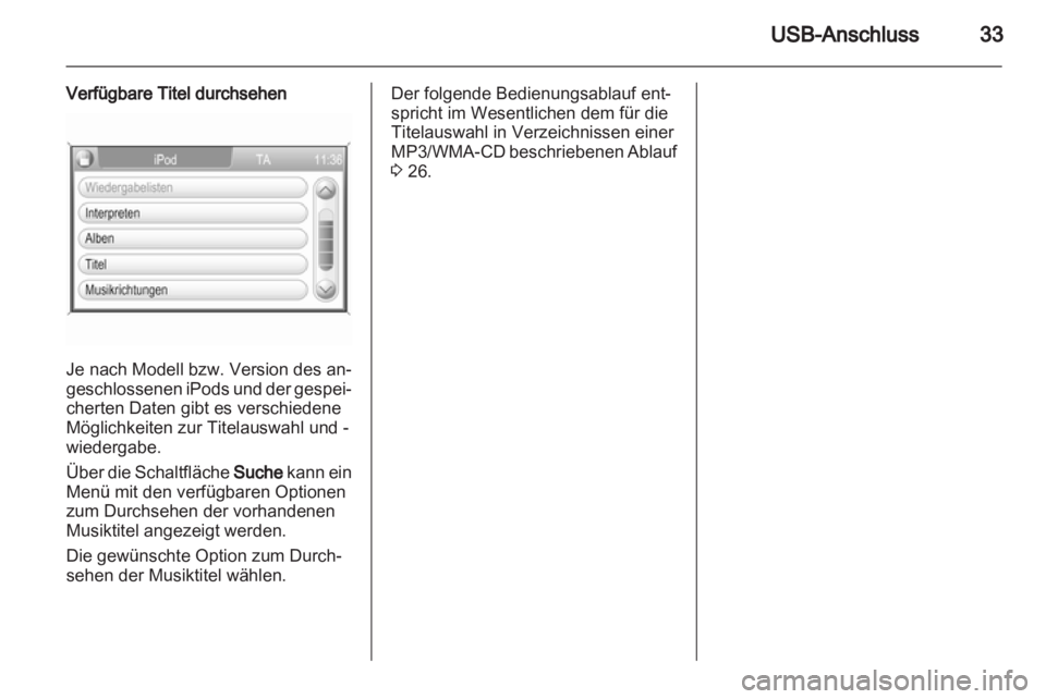 OPEL ZAFIRA B 2014  Infotainment-Handbuch (in German) 