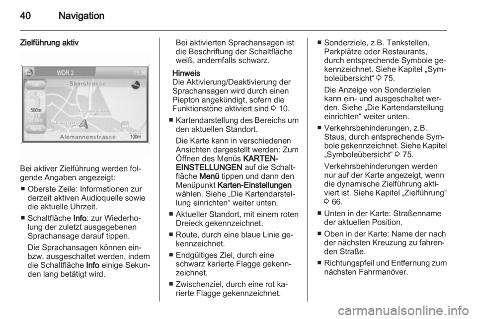 OPEL ZAFIRA B 2014  Infotainment-Handbuch (in German) 