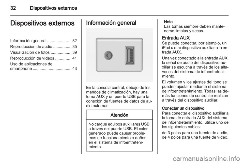 OPEL ADAM 2013  Manual de infoentretenimiento (in Spanish) 