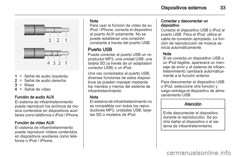 OPEL ADAM 2013  Manual de infoentretenimiento (in Spanish) 