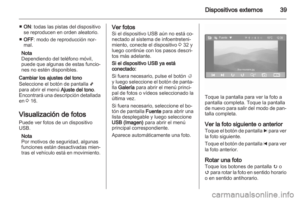 OPEL ADAM 2013 Manual de infoentretenimiento (in Spanish) OPEL ADAM 2013 Manual de infoentretenimiento (in Spanish)