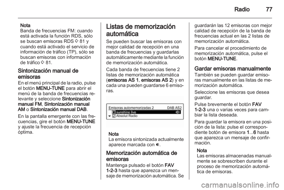 OPEL ADAM 2013  Manual de infoentretenimiento (in Spanish) 