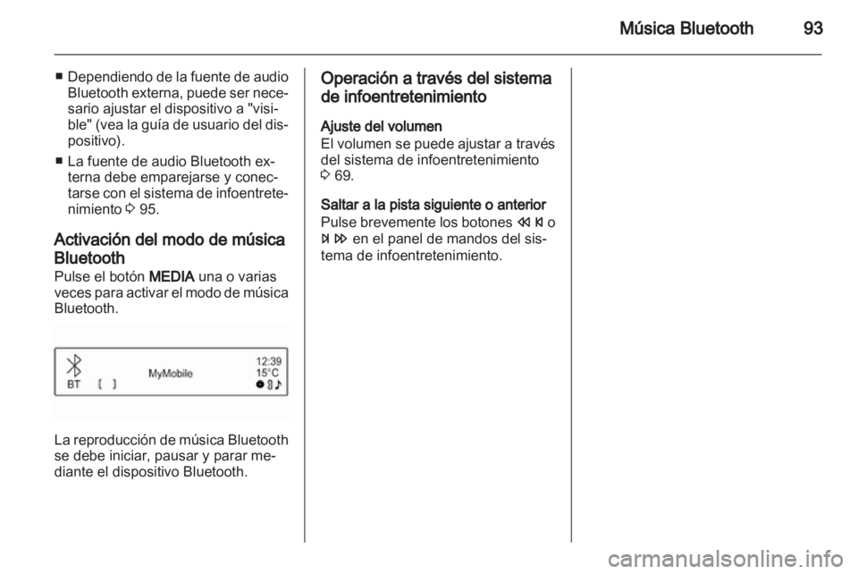 OPEL ADAM 2013  Manual de infoentretenimiento (in Spanish) 