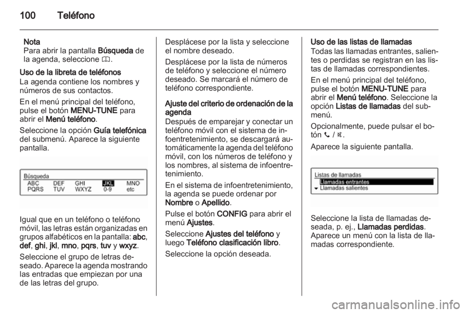 OPEL ADAM 2013  Manual de infoentretenimiento (in Spanish) 