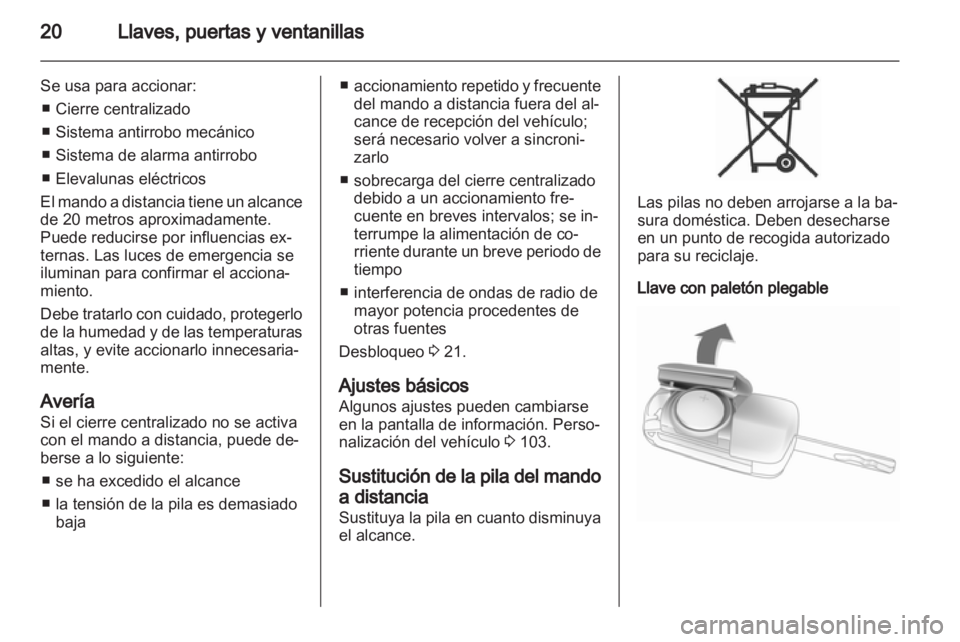 OPEL ADAM 2013.5  Manual de Instrucciones (in Spanish) 