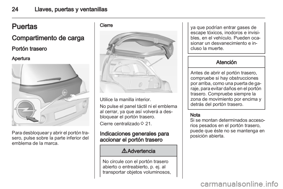 OPEL ADAM 2013.5  Manual de Instrucciones (in Spanish) 