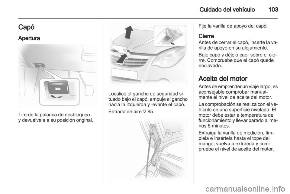 OPEL AGILA 2011  Manual de Instrucciones (in Spanish) 