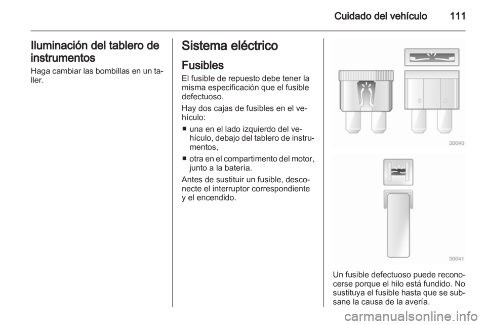 OPEL AGILA 2011  Manual de Instrucciones (in Spanish) 