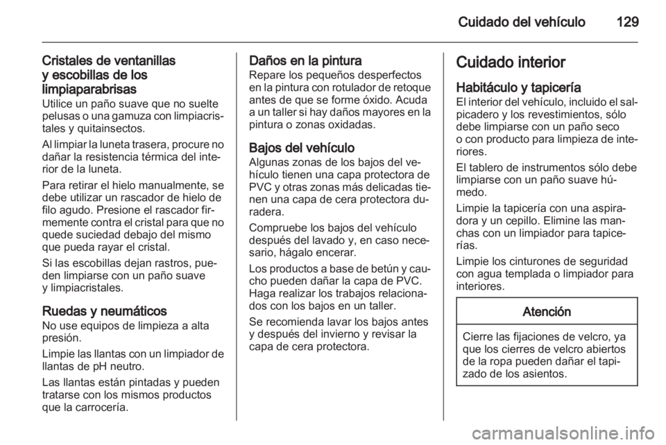 OPEL AGILA 2011  Manual de Instrucciones (in Spanish) 