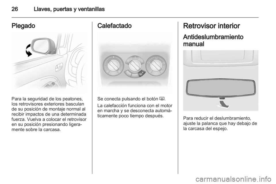 OPEL AGILA 2011  Manual de Instrucciones (in Spanish) 