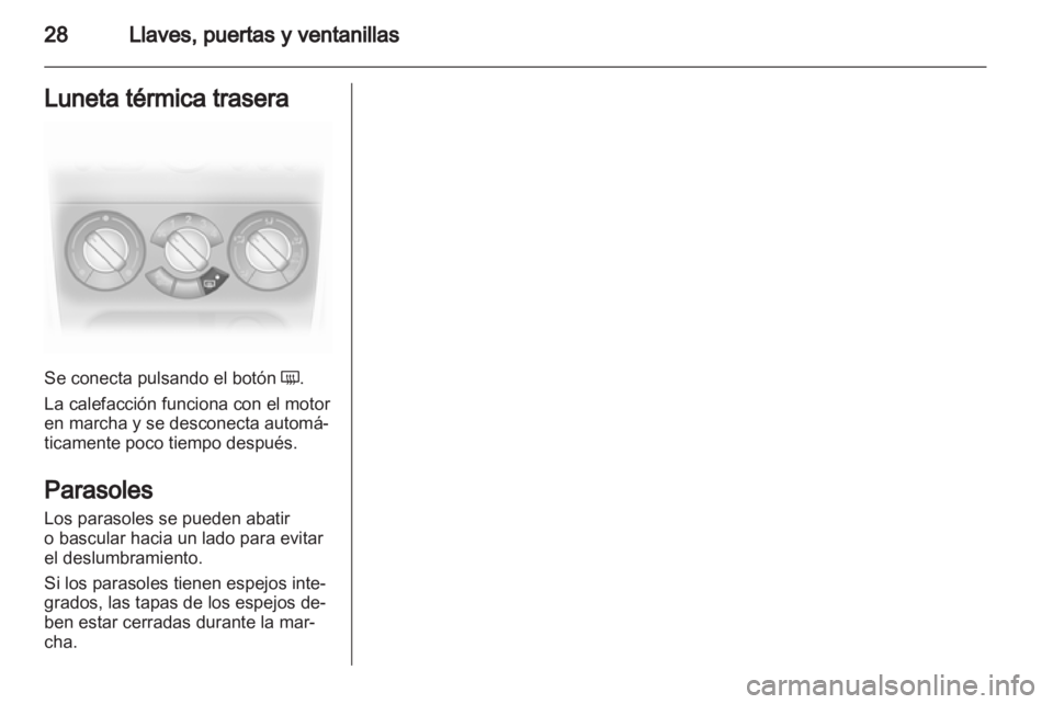 OPEL AGILA 2011  Manual de Instrucciones (in Spanish) 