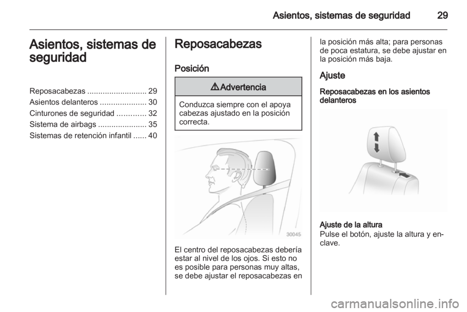 OPEL AGILA 2011  Manual de Instrucciones (in Spanish) 