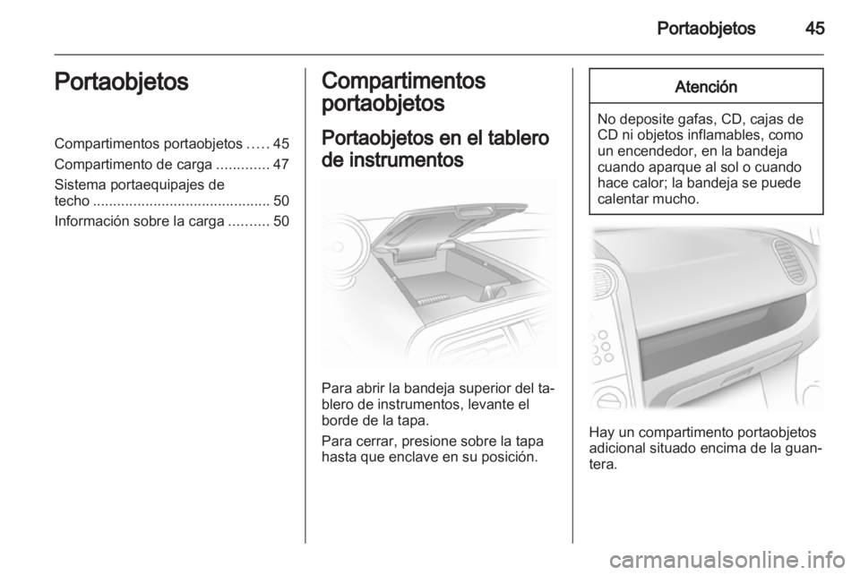 OPEL AGILA 2011  Manual de Instrucciones (in Spanish) 