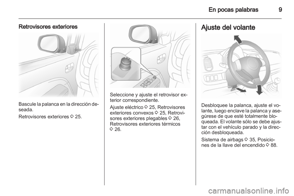 OPEL AGILA 2011  Manual de Instrucciones (in Spanish) 