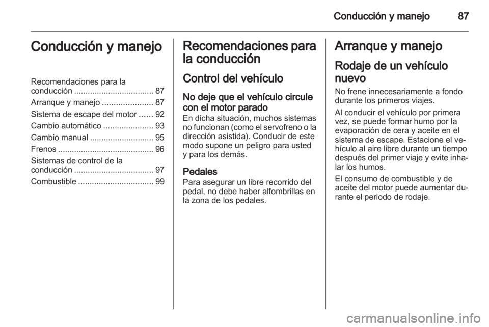 OPEL AGILA 2011 Manual de Instrucciones (in Spanish) OPEL AGILA 2011 Manual de Instrucciones (in Spanish)