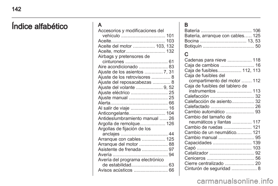 OPEL AGILA 2012  Manual de Instrucciones (in Spanish) 