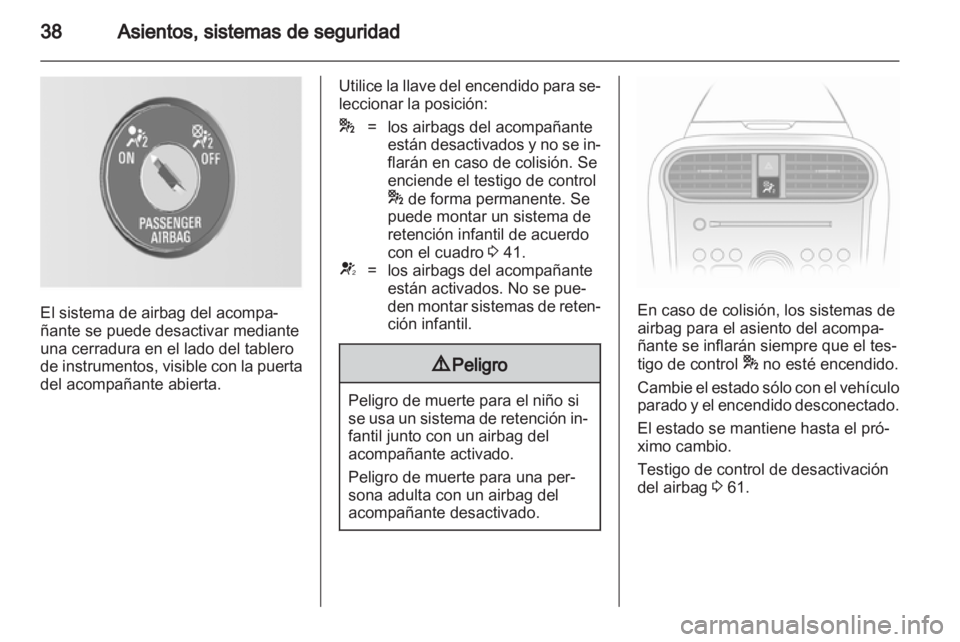 OPEL AGILA 2012  Manual de Instrucciones (in Spanish) 