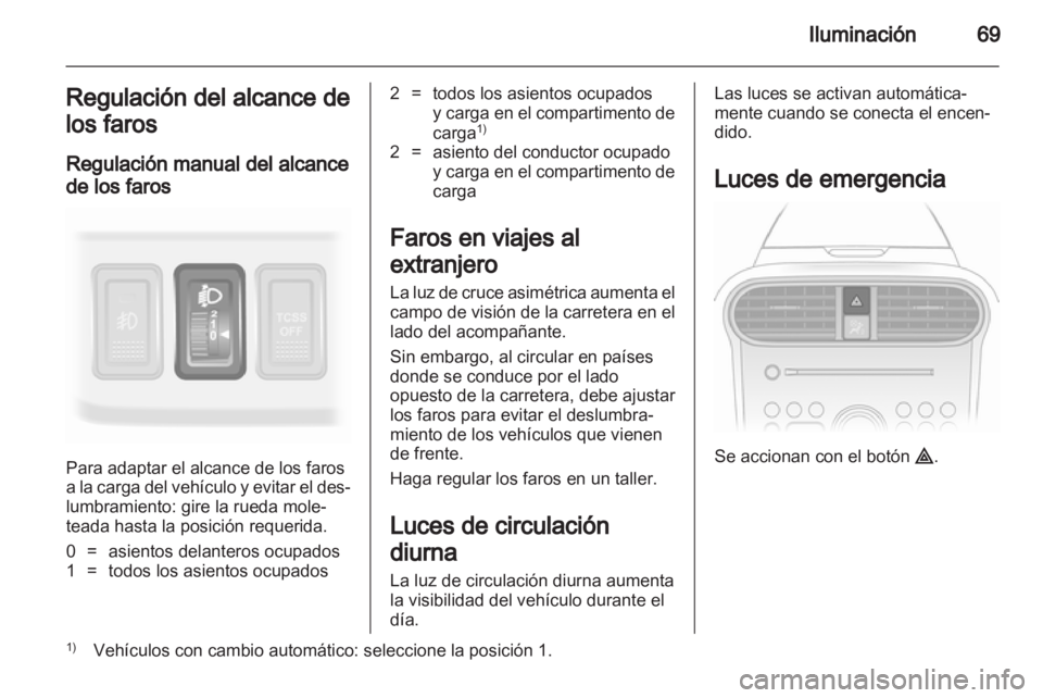 OPEL AGILA 2012 Manual de Instrucciones (in Spanish) OPEL AGILA 2012 Manual de Instrucciones (in Spanish)