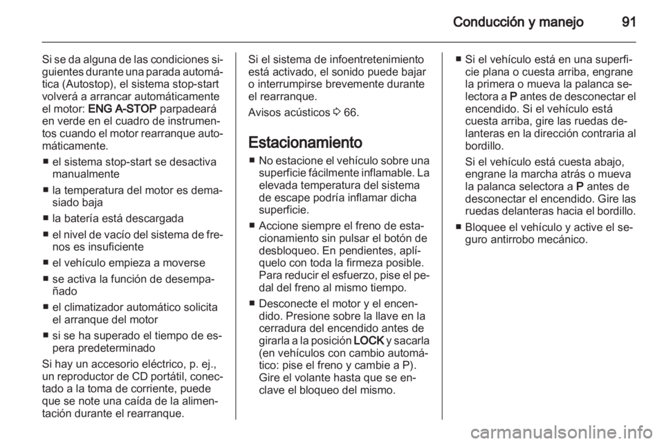 OPEL AGILA 2012  Manual de Instrucciones (in Spanish) 