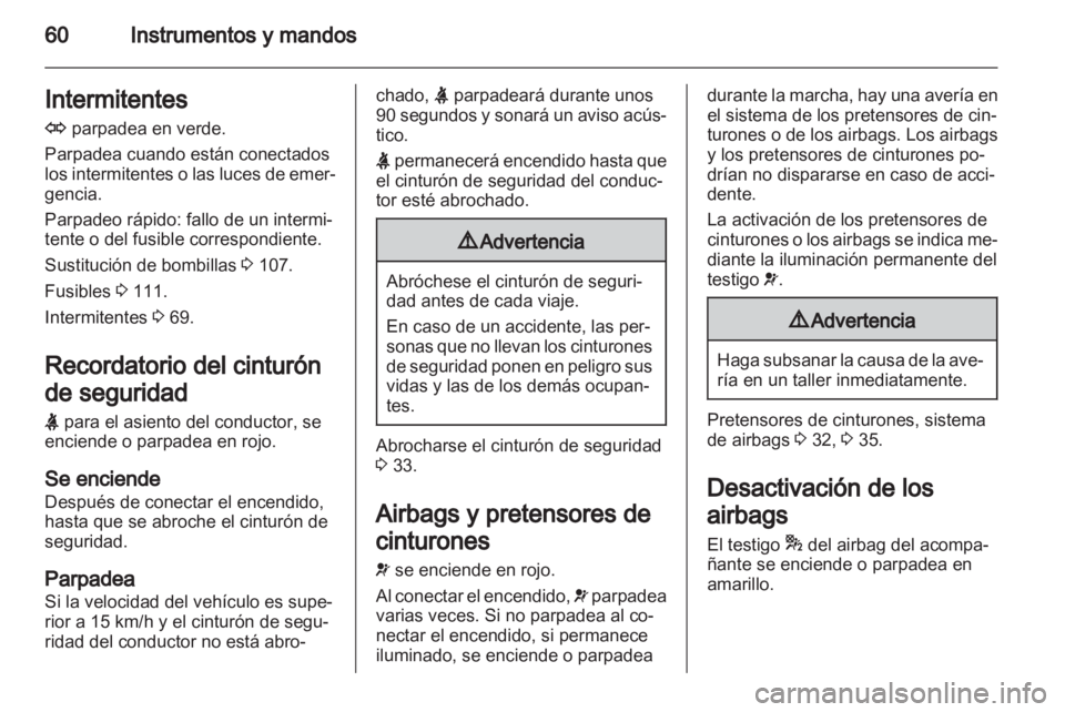 OPEL AGILA 2012.5 Manual de Instrucciones (in Spanish) OPEL AGILA 2012.5 Manual de Instrucciones (in Spanish)