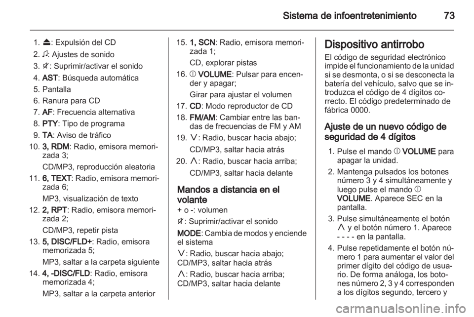 OPEL AGILA 2012.5 Manual de Instrucciones (in Spanish) OPEL AGILA 2012.5 Manual de Instrucciones (in Spanish)