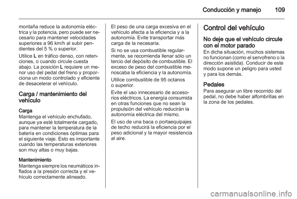 OPEL AMPERA 2012 Manual de Instrucciones (in Spanish) OPEL AMPERA 2012 Manual de Instrucciones (in Spanish)