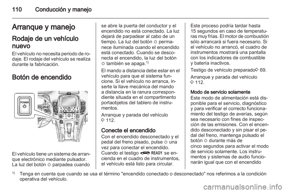 OPEL AMPERA 2012 Manual de Instrucciones (in Spanish) OPEL AMPERA 2012 Manual de Instrucciones (in Spanish)
