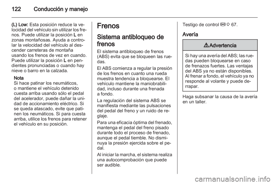 OPEL AMPERA 2012  Manual de Instrucciones (in Spanish) 