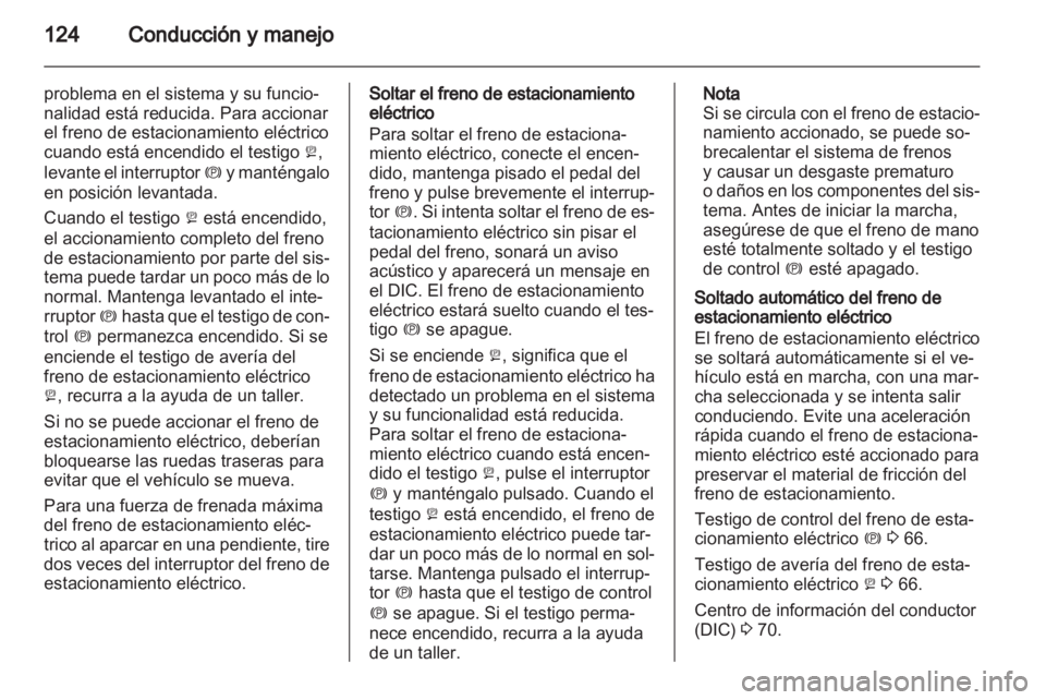 OPEL AMPERA 2012  Manual de Instrucciones (in Spanish) 