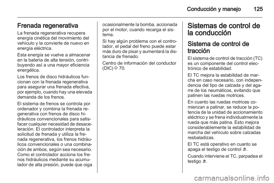 OPEL AMPERA 2012  Manual de Instrucciones (in Spanish) 