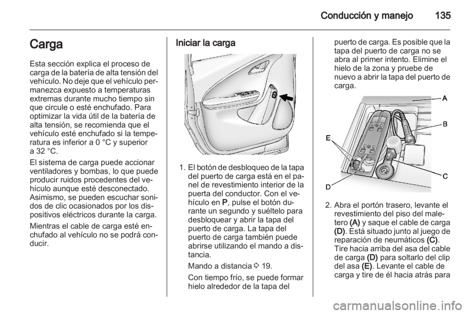 OPEL AMPERA 2012 Manual de Instrucciones (in Spanish) OPEL AMPERA 2012 Manual de Instrucciones (in Spanish)