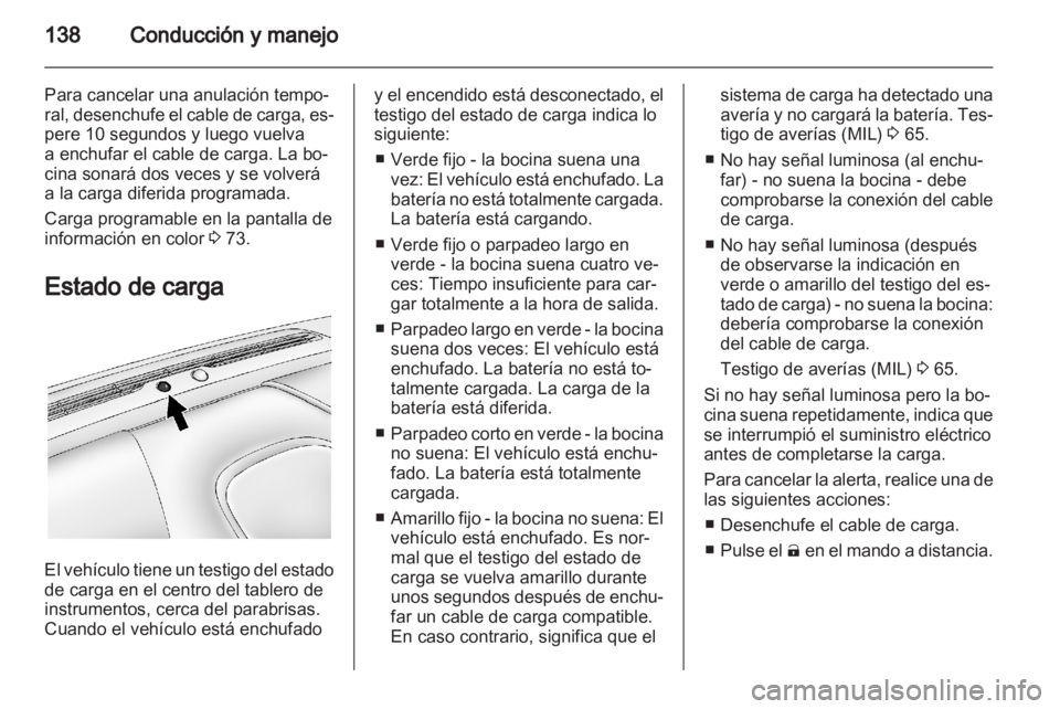 OPEL AMPERA 2012 Manual de Instrucciones (in Spanish) OPEL AMPERA 2012 Manual de Instrucciones (in Spanish)
