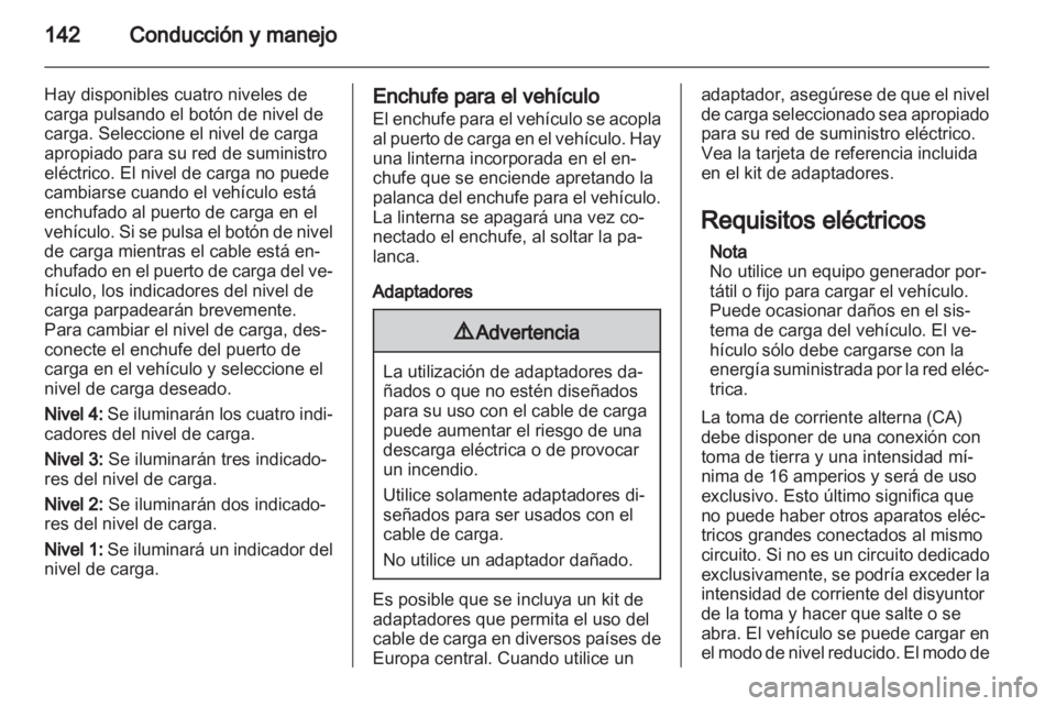 OPEL AMPERA 2012  Manual de Instrucciones (in Spanish) 