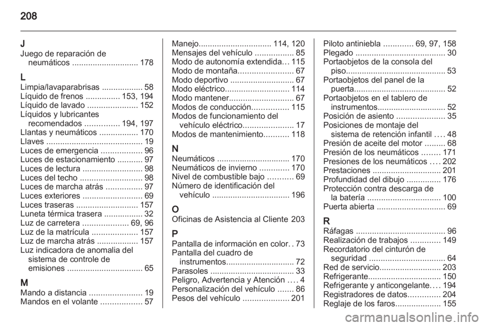 OPEL AMPERA 2012  Manual de Instrucciones (in Spanish) 